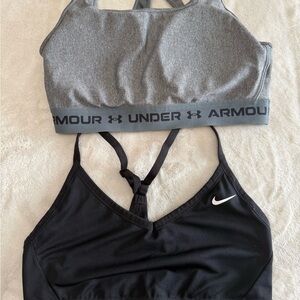 Under Amour and Nike Sports Bras
